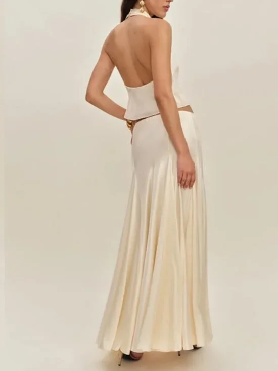 NEW NWT Reformation Sera Silk Two Piece - Picture 3 of 7